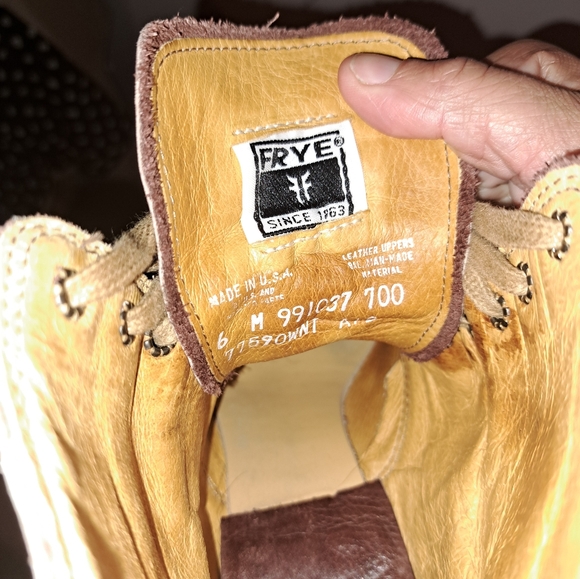 Frye Heel Lace Up Boots - Picture 5 of 5